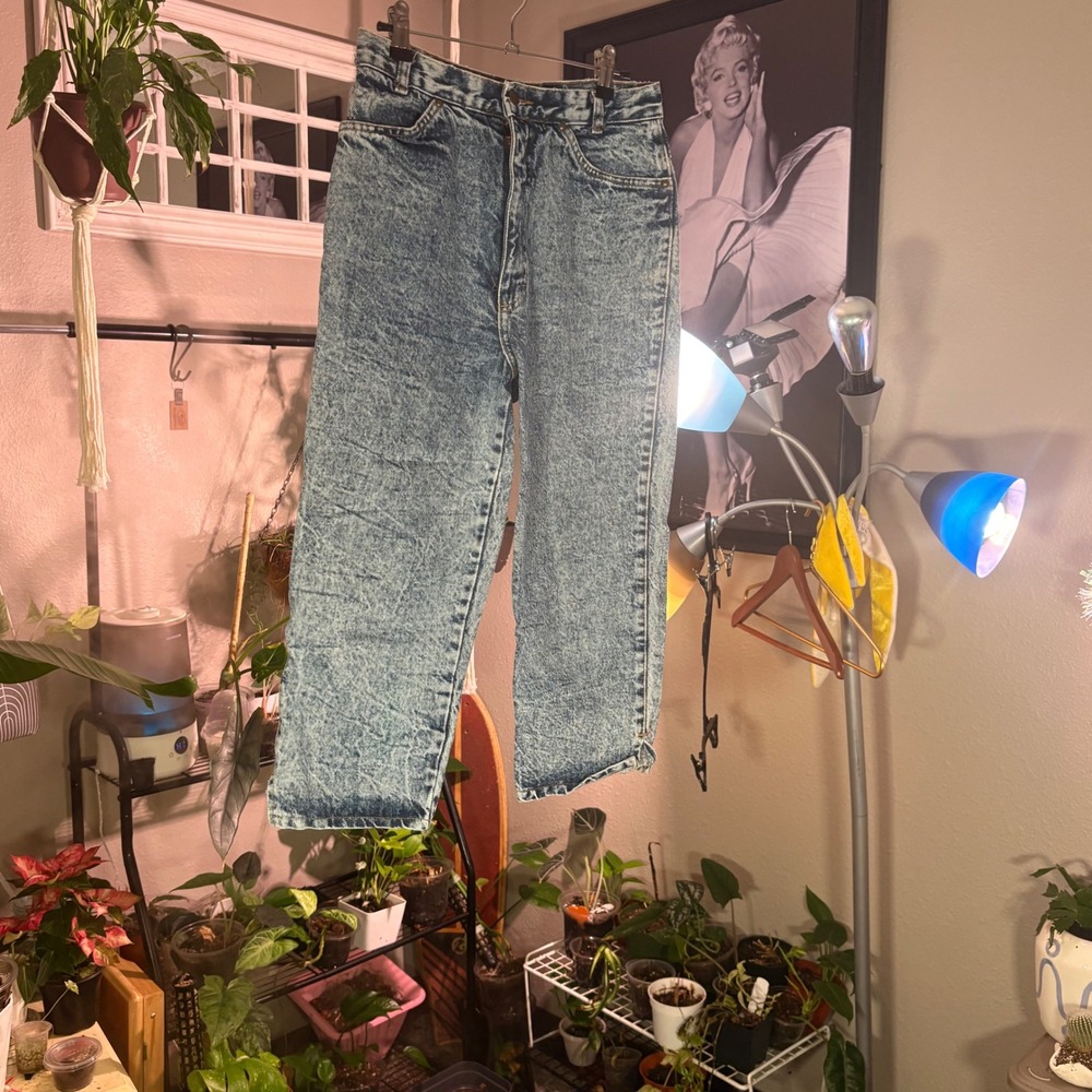 Action‎ West Acid Wash Jeans Women Size 2/11 100% Cotton Distressed Denim